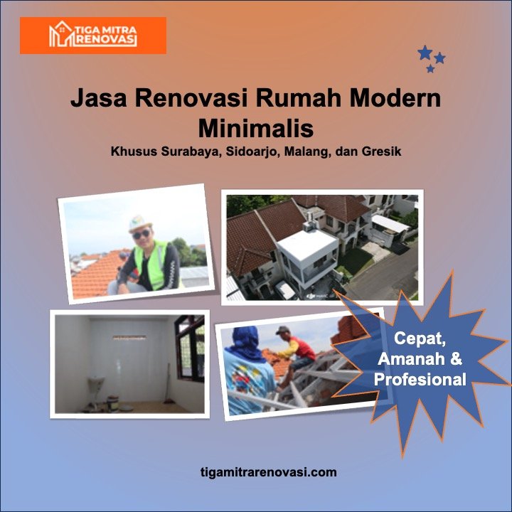 jasa renovasi rumah modern minimalis